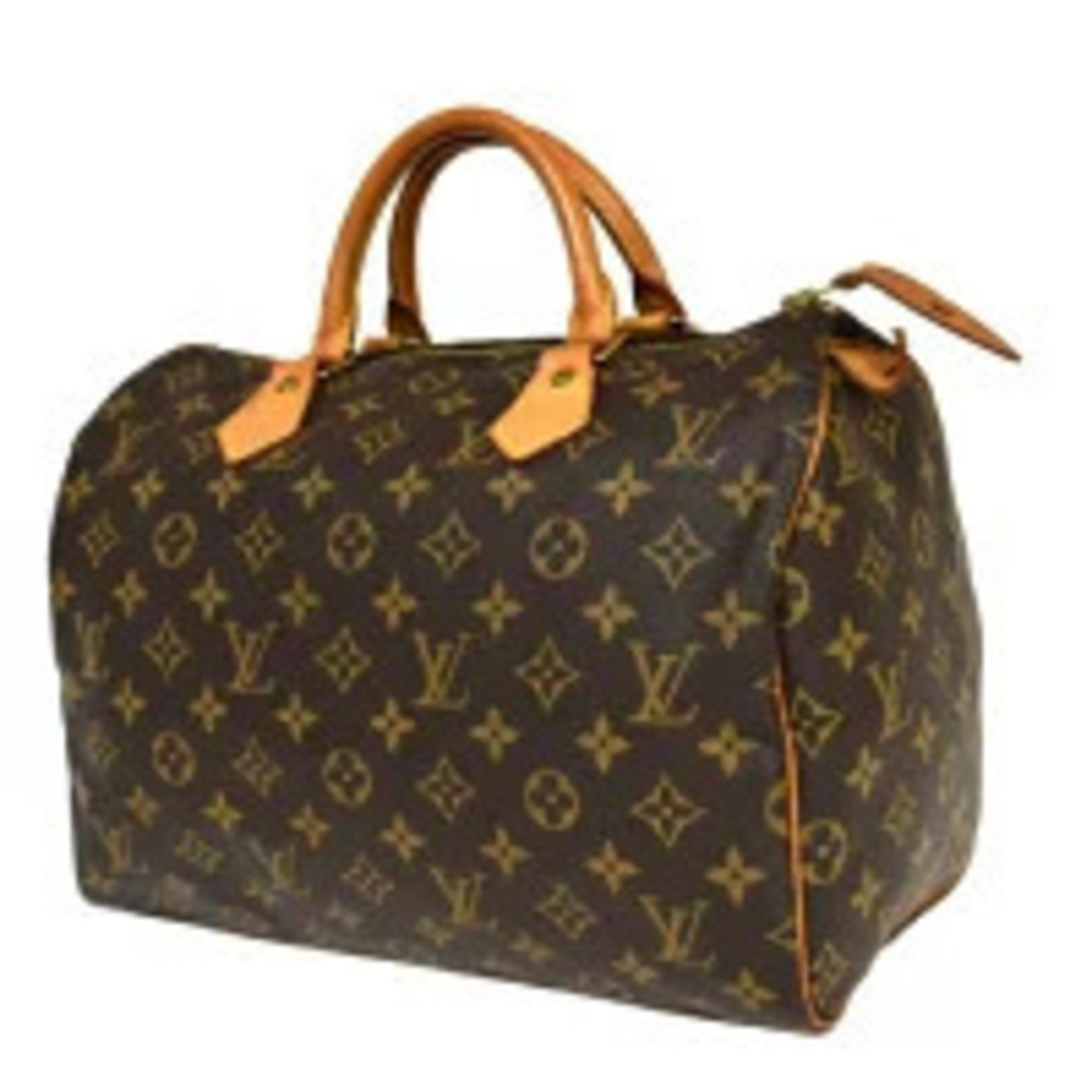 Louis Vuitton Speedy Handbag Boston Monogram Leather
